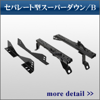 ナニワヤセパレート型スーパーダウンBタイプシートレール