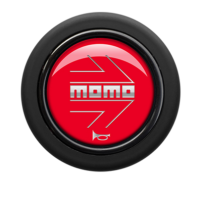 MOMO/モモ ホーンボタン MOMO ARROW RED（アロー レッド） 商品番号：HB-19