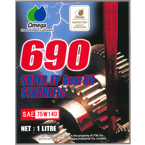 Omega/オメガ ギアオイル 690 合成油シリーズ 100％化学合成油（旧レッドラベル SPEC-2） 75W-140 1L