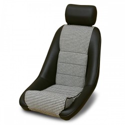 COBRA/コブラ CLASSIC RS（クラシックRS）ブラックレザー×HOUNDTOOTH（千鳥格子・ペピータ柄）【大型商品】