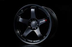 nismo/ニスモ アルミロードホイール LM GT4 OMORI FACTORY SPEC マシニングロゴバージョン BNR32用 18×9.0J インセット22 商品番号：4030S-RSR27-BK