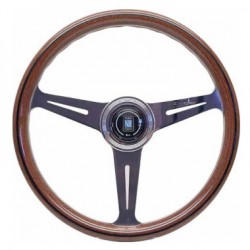 NARDI/ナルディ WOOD &POLISH FLAT SPOKES（ウッド＆ポリッシュ フラットスポーク）ウッド/ポリッシュスポーク 36φ 商品番号：N075