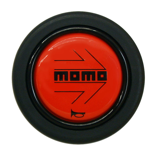 MOMO/モモ ホーンボタン MOMO RED（モモレッド） 商品番号：HB-04