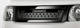 無限/MUGEN フロントスポーツグリル N-BOX・N-BOXカスタム/JF1、JF2  商品番号：75100-XMDC-K0S0【代引き決済不可】