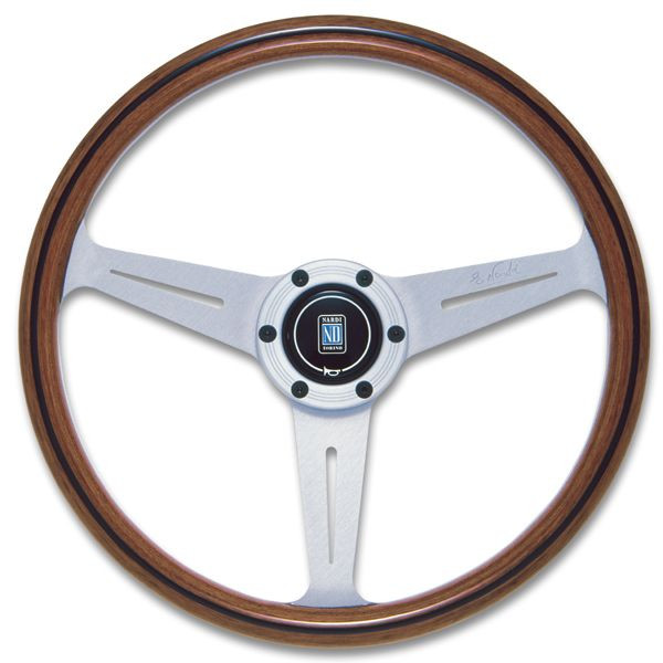 NARDI/ナルディ CLASSIC VITE（クラシック ヴィテ） ウッド/シルバースポーク 36φ 商品番号：N162