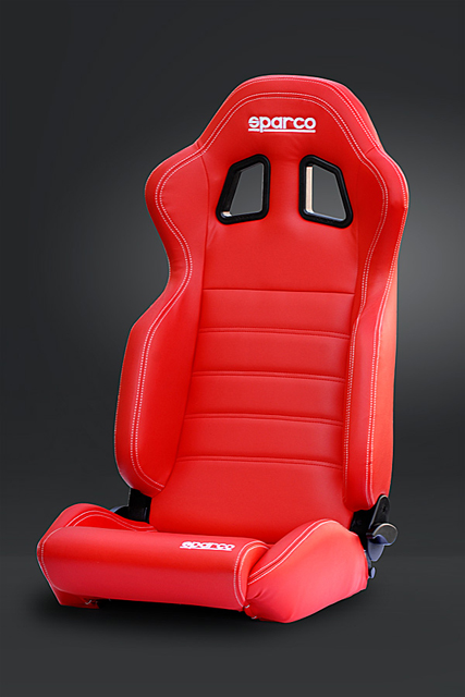 sparco/スパルコ R100-SKY MILANO RED（R100スカイ ミラノレッド） レッドレザー/ホワイトステッチ