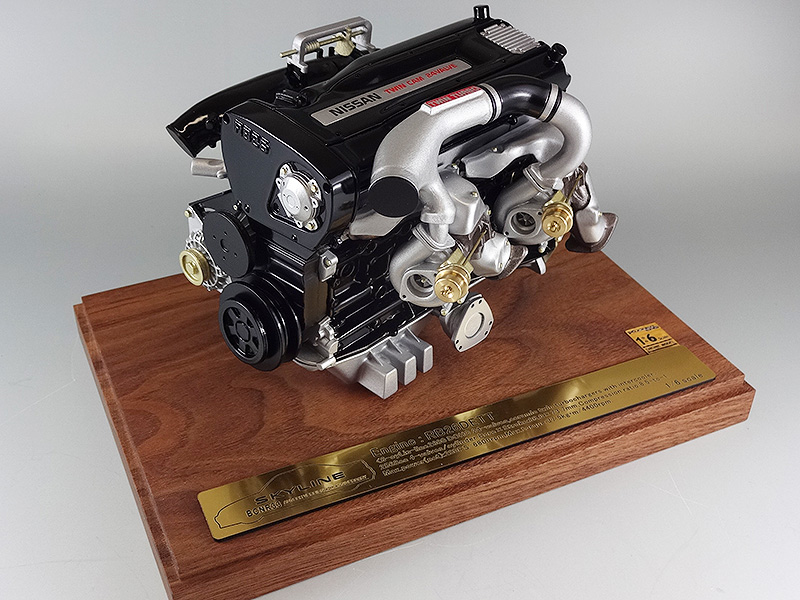 日下エンジニアリング RB26DETT エンジン 1/6スケールモデル スカイライン GT-R/BCNR33 AUTECHバージョン