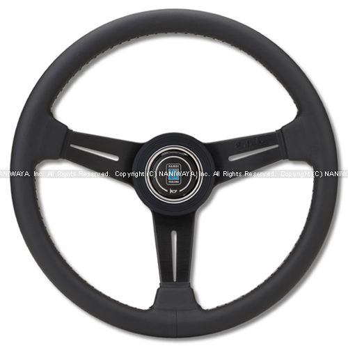 NARDI/ナルディ CLASSIC（クラシック） ブラックレザー/ブラックスポーク 33φ 商品番号：N110