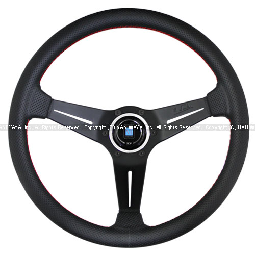 NARDI/ナルディ SPORTS（スポーツ） タイプラリー パンチングレザー/ブラックスポーク 35φ 商品番号：N755