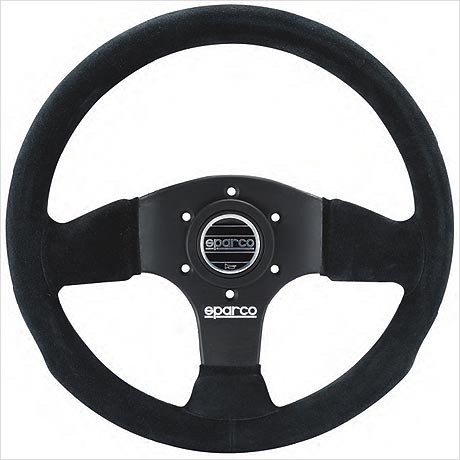 sparco/スパルコ P300 ブラックスエード/ブラックスポーク 商品番号:015P300SN