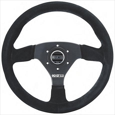 sparco/スパルコ R383 ブラックスエード/ブラックスポーク 商品番号:015R383PSN